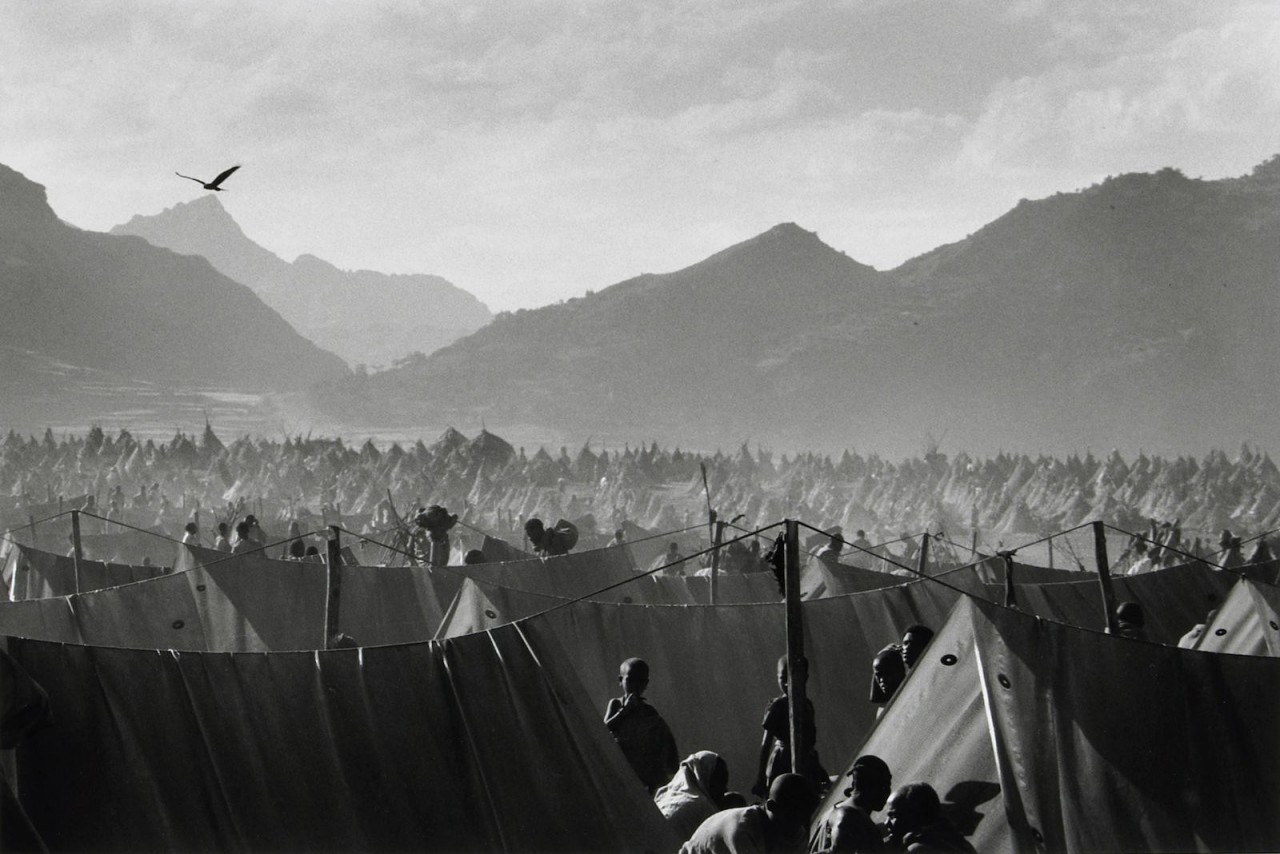 Campamento de refugiados en Etiopía 1984