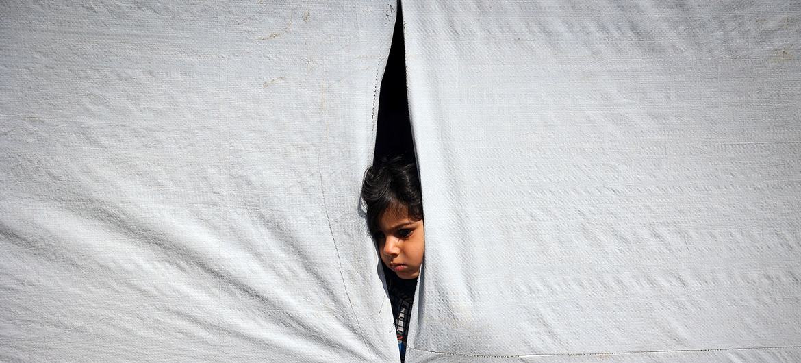 se refugia su familia en Rafah